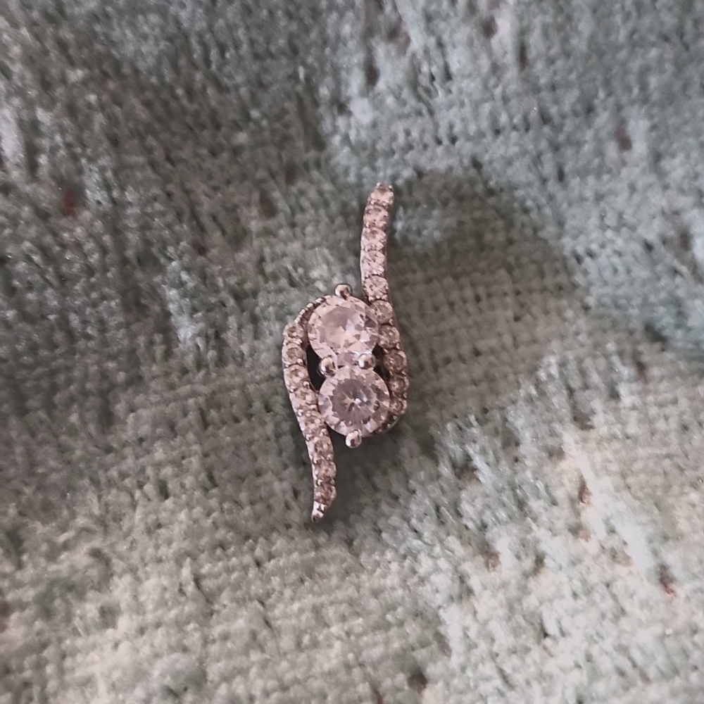 Sterling Silver Cubic Zirconia Pendant